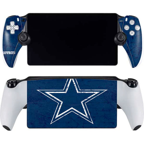NFL Dallas Cowboys Distressed PlayStation Portal Remote Player Skin