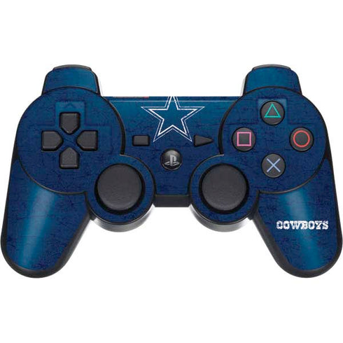 NFL Dallas Cowboys Distressed PS3 Dual Shock wireless controller Skin