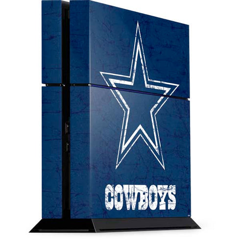 NFL Dallas Cowboys Distressed PS4 Console Skin