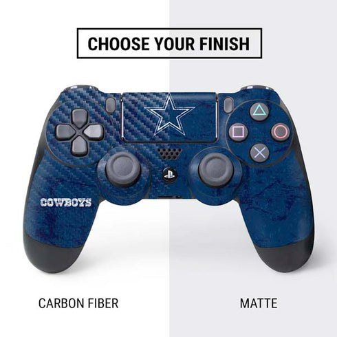 NFL Dallas Cowboys Distressed PS4 Controller Skin