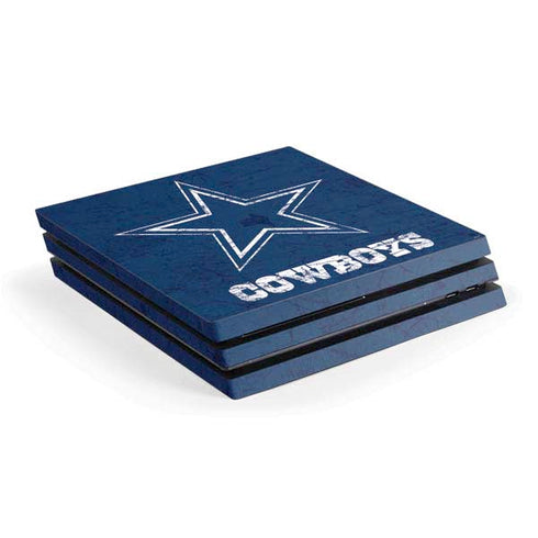 NFL Dallas Cowboys Distressed PS4 Pro Console Skin