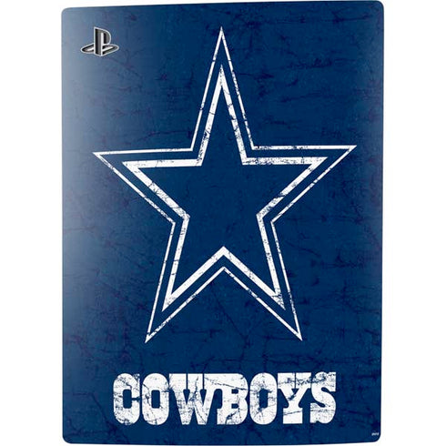 NFL Dallas Cowboys Distressed PS5 Console Skin