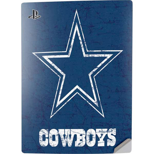 NFL Dallas Cowboys Distressed PS5 Digital Edition Console Skin