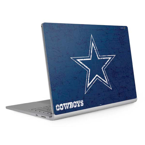 NFL Dallas Cowboys Distressed Surface Book 2 15in Skin