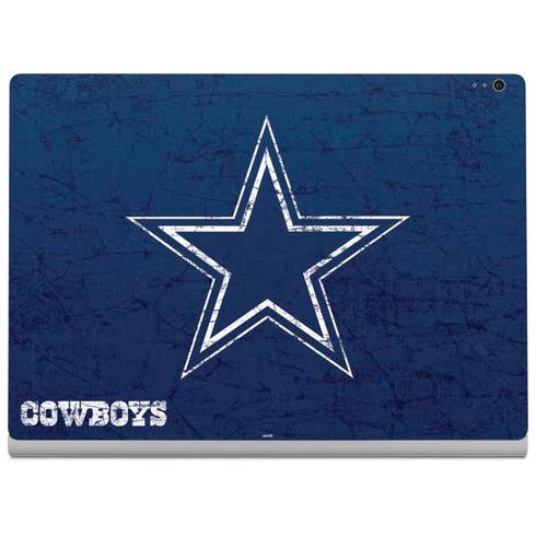 NFL Dallas Cowboys Distressed Surface Book 2 15in Skin