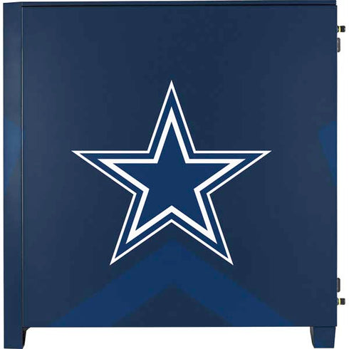 NFL Dallas Cowboys Double Vision Corsair 4000D Tempered Glass Mid-Tower ATX Case Skin