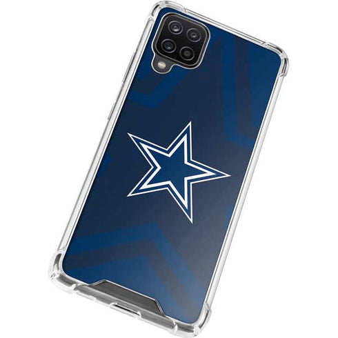 NFL Dallas Cowboys Double Vision Galaxy A12 Clear Case