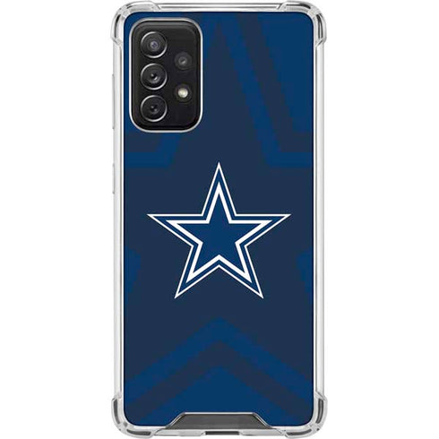 NFL Dallas Cowboys Double Vision Galaxy A72 5G Clear Case