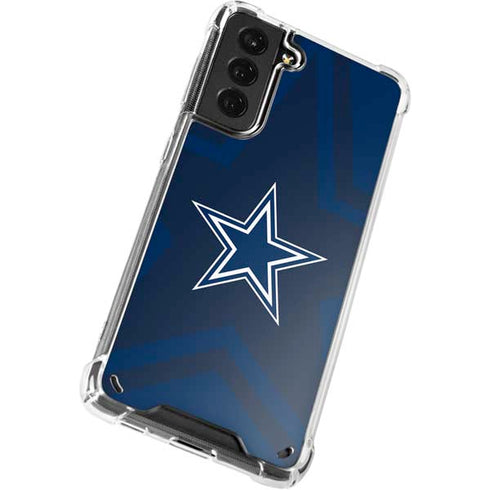 NFL Dallas Cowboys Double Vision Galaxy S21 5G Clear Case