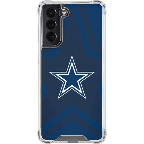 NFL Dallas Cowboys Double Vision Galaxy S22 Clear Case