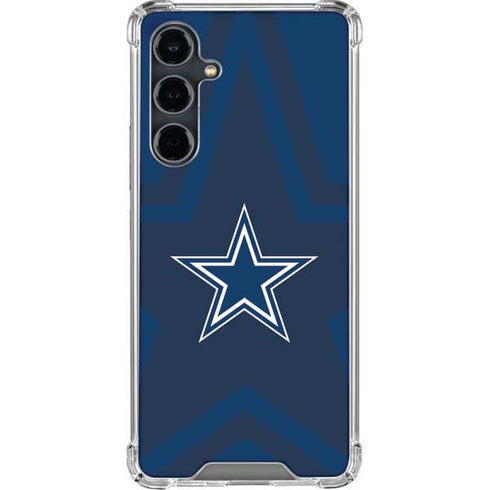 NFL Dallas Cowboys Double Vision Galaxy S23 FE Clear Case