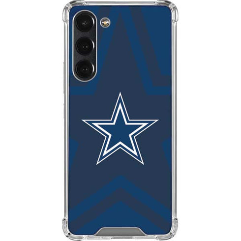 NFL Dallas Cowboys Double Vision Galaxy S23 Plus Clear Case
