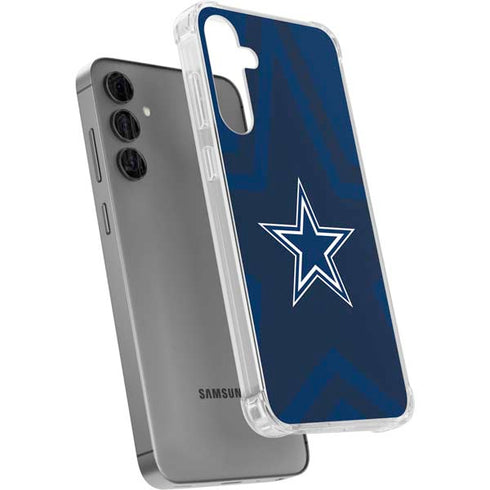NFL Dallas Cowboys Double Vision Galaxy S24 Plus Clear Case