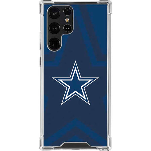 NFL Dallas Cowboys Double Vision Galaxy S24 Ultra Clear Case