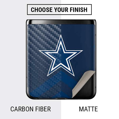 NFL Dallas Cowboys Double Vision Galaxy Z Flip Skin