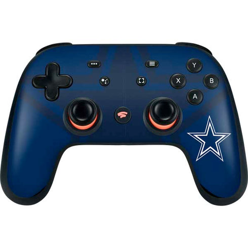 NFL Dallas Cowboys Double Vision Google Stadia Controller Skin