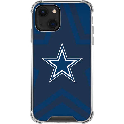 NFL Dallas Cowboys Double Vision iPhone 13 Mini Clear Case