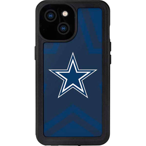 NFL Dallas Cowboys Double Vision iPhone 13 Mini Waterproof Case