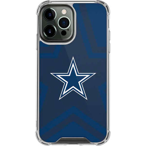 NFL Dallas Cowboys Double Vision iPhone 13 Pro Max Clear Case