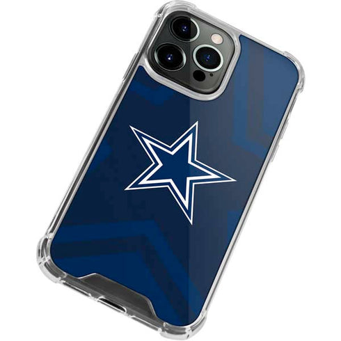 NFL Dallas Cowboys Double Vision iPhone 15 Pro Clear Case