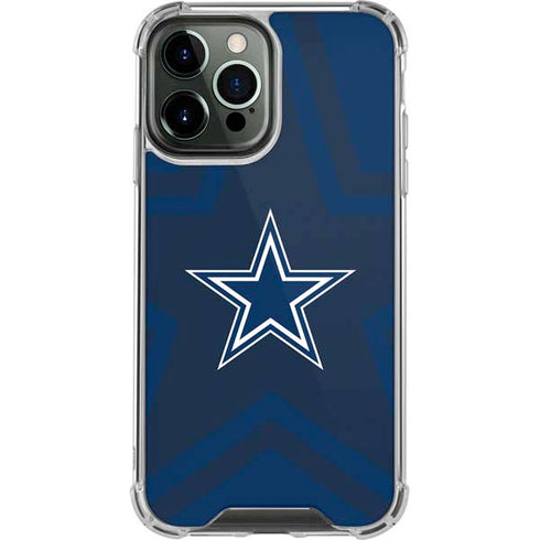 NFL Dallas Cowboys Double Vision iPhone 14 Pro Max Clear Case