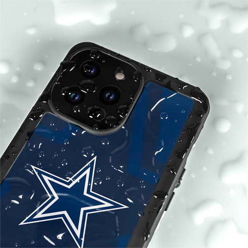 NFL Dallas Cowboys Double Vision iPhone 14 Pro Max Waterproof Case