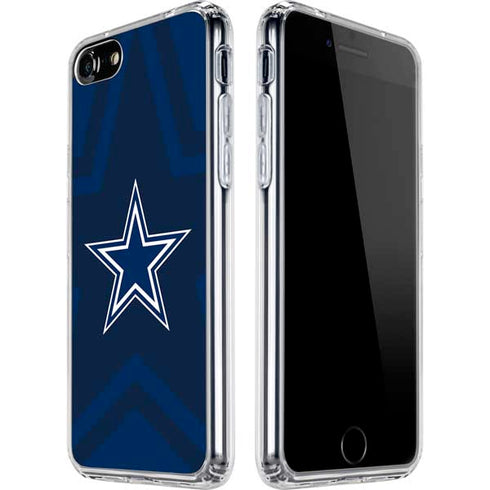 NFL Dallas Cowboys Double Vision iPhone SE (2nd & 3rd Gen) Clear Case