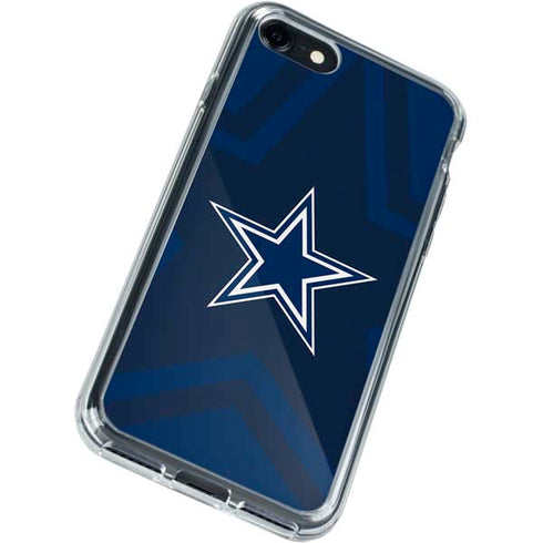 NFL Dallas Cowboys Double Vision iPhone SE (2nd & 3rd Gen) Clear Case