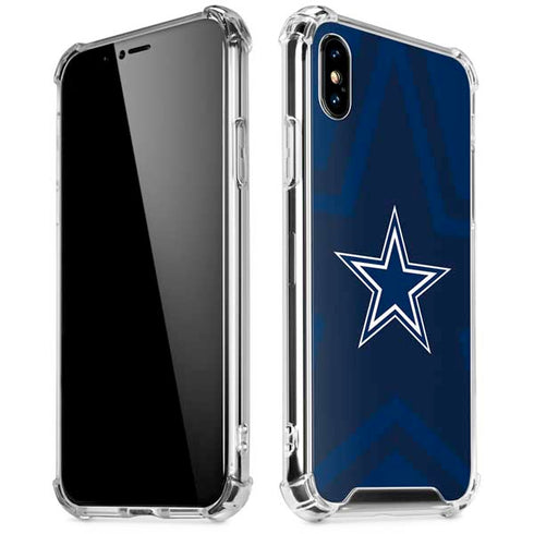 NFL Dallas Cowboys Double Vision iPhone XS Max Clear Case