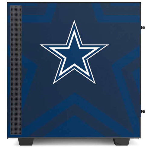 NFL Dallas Cowboys Double Vision NZXT H510 Compact ATX Mid-Tower Case Skin