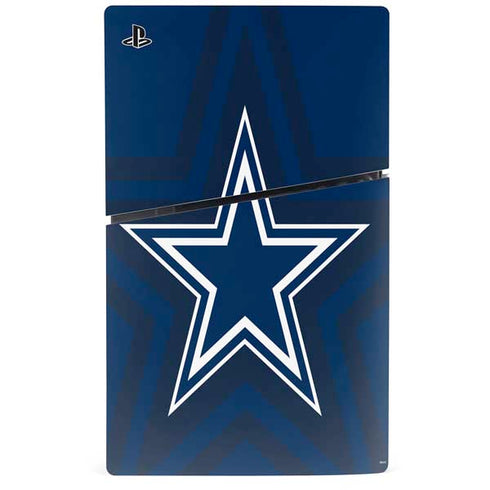 NFL Dallas Cowboys Double Vision PS5 Slim Disk Console Skin
