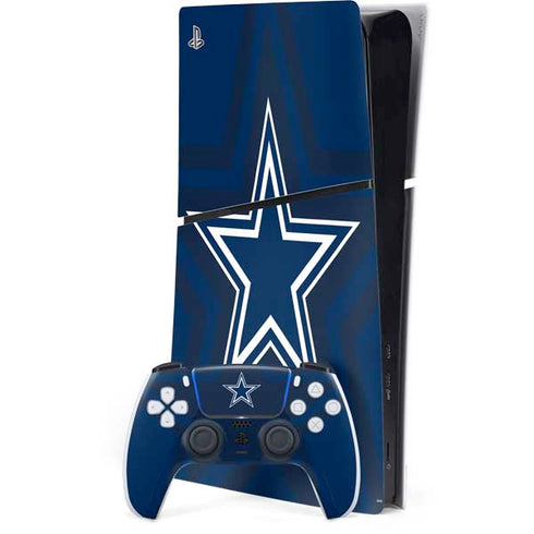 NFL Dallas Cowboys Double Vision PS5 Slim Digital Edition Bundle Skin