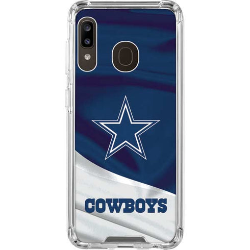 NFL Dallas Cowboys Galaxy A30 Clear Case