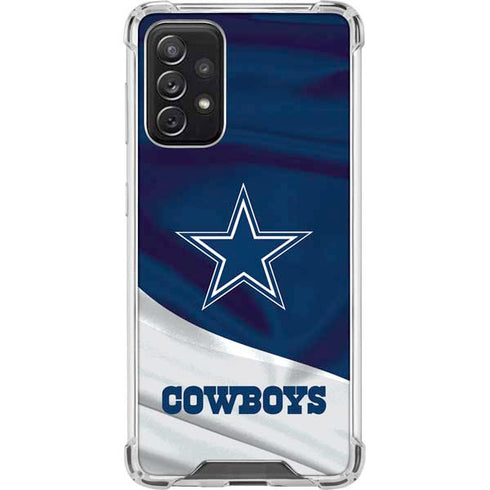 NFL Dallas Cowboys Galaxy A72 5G Clear Case