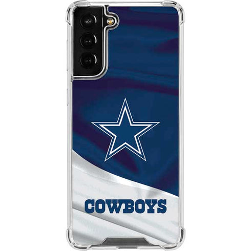NFL Dallas Cowboys Galaxy S21 FE Clear Case