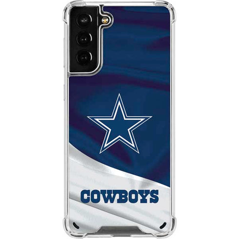 NFL Dallas Cowboys Galaxy S21 Plus 5G Clear Case