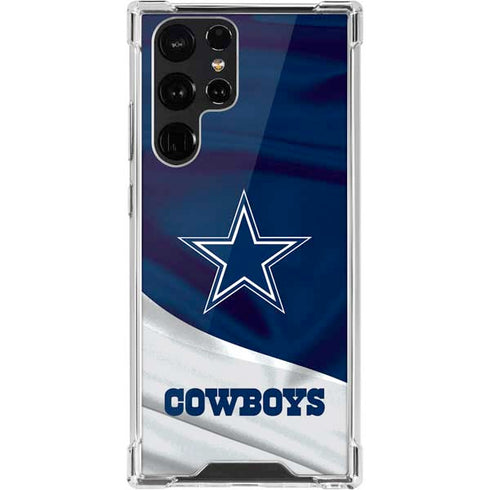 NFL Dallas Cowboys Galaxy S22 Ultra Clear Case