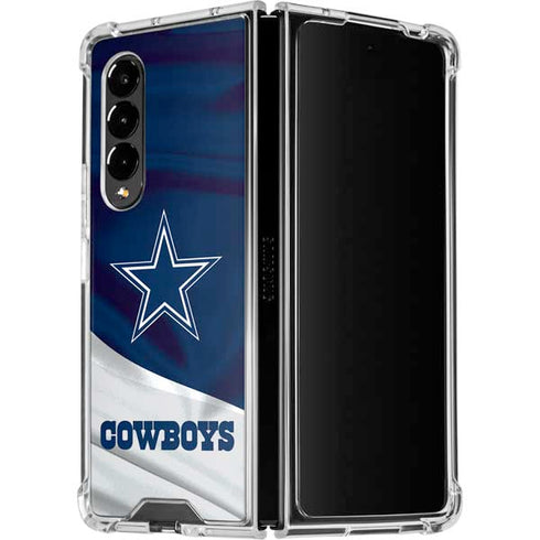NFL Dallas Cowboys Galaxy Z Fold4 5G Clear Case