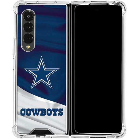 NFL Dallas Cowboys Galaxy Z Fold4 5G Clear Case