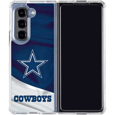 NFL Dallas Cowboys Galaxy Z Fold5 5G Clear Case