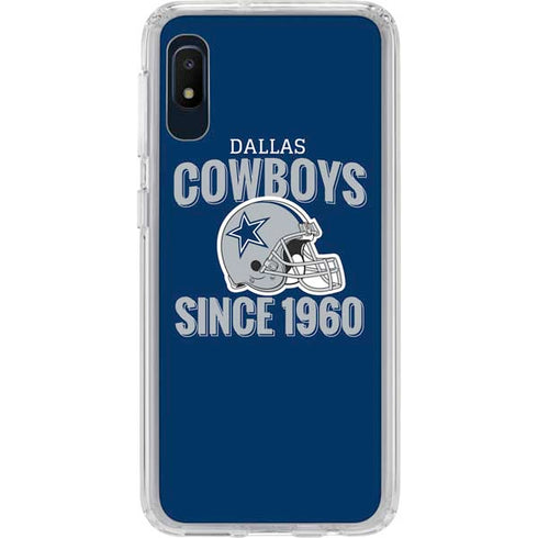 NFL Dallas Cowboys Helmet Galaxy A10e Clear Case