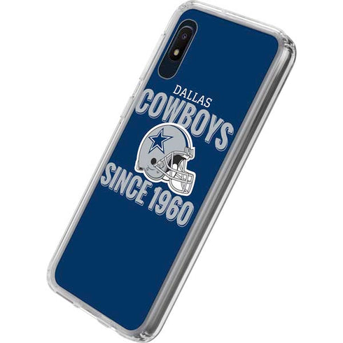 NFL Dallas Cowboys Helmet Galaxy A10e Clear Case