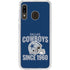 NFL Dallas Cowboys Helmet Galaxy A20 Clear Case