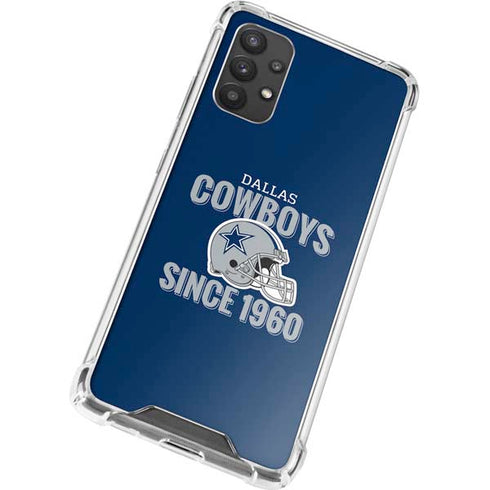 NFL Dallas Cowboys Helmet Galaxy A32 5G Clear Case