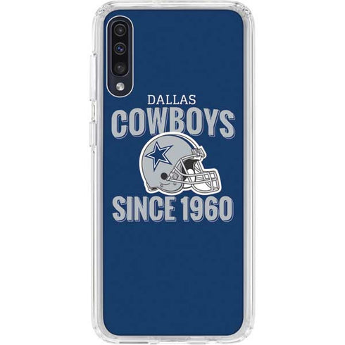 NFL Dallas Cowboys Helmet Galaxy A50 Clear Case