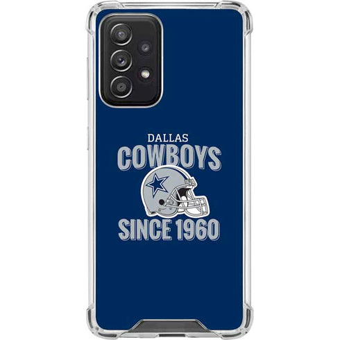 NFL Dallas Cowboys Helmet Galaxy A52 5G Clear Case