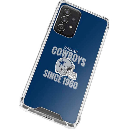 NFL Dallas Cowboys Helmet Galaxy A52 5G Clear Case