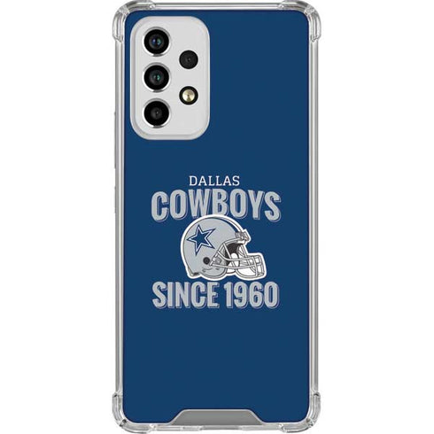 NFL Dallas Cowboys Helmet Galaxy A53 5G Clear Case