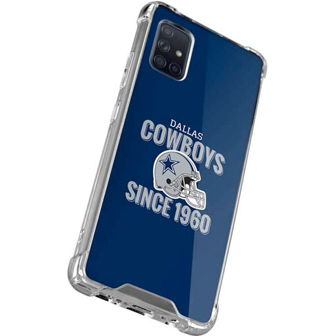 NFL Dallas Cowboys Helmet Galaxy A71 5G Clear Case
