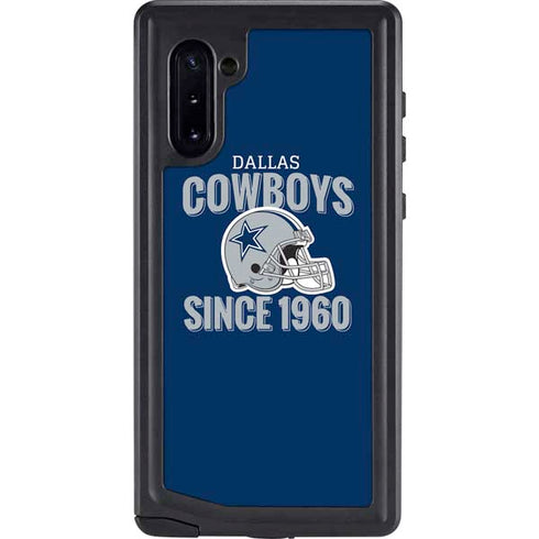 NFL Dallas Cowboys Helmet Galaxy Note 10 Waterproof Case